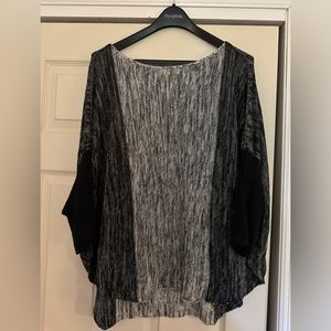 Wooden ships poncho sweater